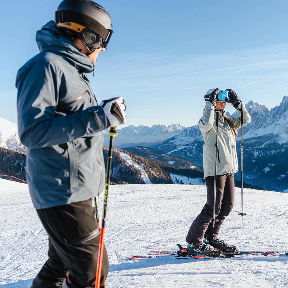 Winterurlaub Skifahren im Eisacktal Südtirol Dolomiten Pulverschnee Gasthof Anich in Natz (7)